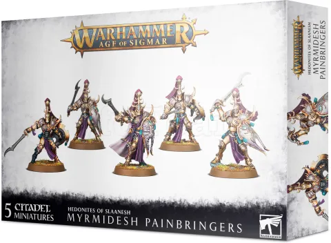 Photo de Warhammer AoS - Hedonites of Slaanesh Myrmidesh Painbringers