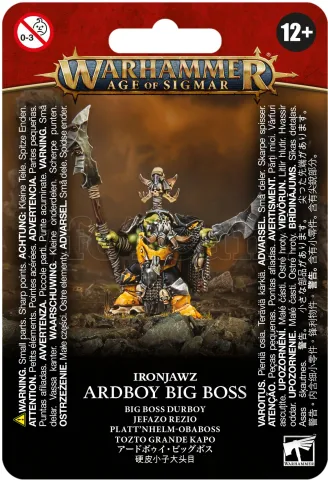 Photo de Warhammer AoS - Ironjawz Orruk Ardboy Grand Patron