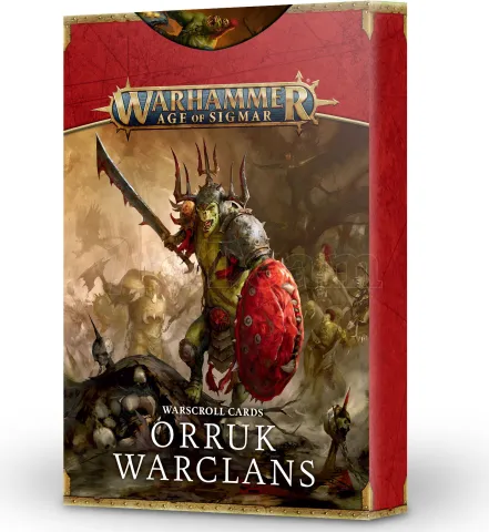 Photo de Warhammer AoS - Orruk Warclans Warscroll Cards (Vf)
