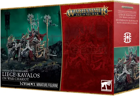 Photo de Warhammer AoS - Ossiarch Bonereapers Suzerain Kavalos sur Char de Guerre