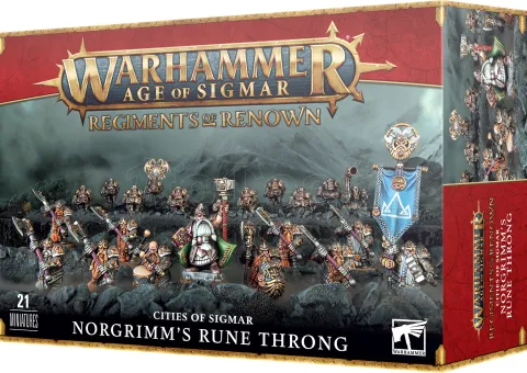 Photo de Warhammer AoS - Régiment de Renommée : Foule Runique de Norgrimm