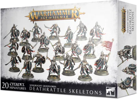 Photo de Warhammer AoS - Soulblight Gravelords Deathrattle Skeletons