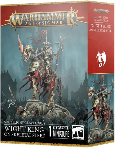 Photo de Warhammer AoS - Soulblight Gravelords Roi Revenant sur Coursier Squelette