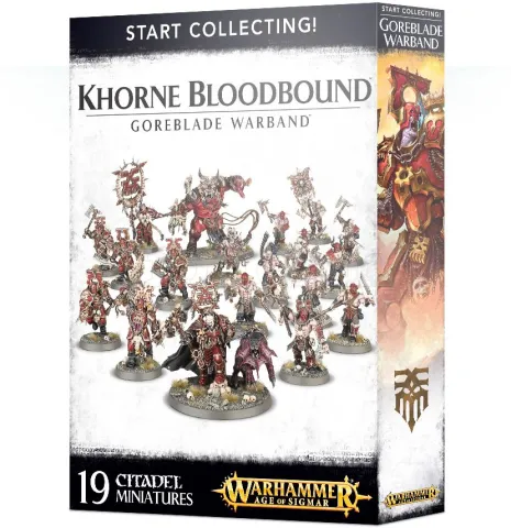 Photo de Warhammer AoS - Start Collecting! Khorne Bloodbound Goreblade Warband