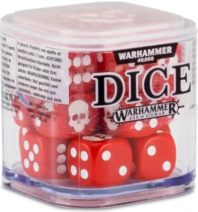 Photo de Warhammer Battle & 40k - Cube de Dés (Couleur Aléatoire)
