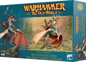 Photo de Warhammer ToW - Grand Cathay Seigneur Shugengan sur le Grand Esprit Longma