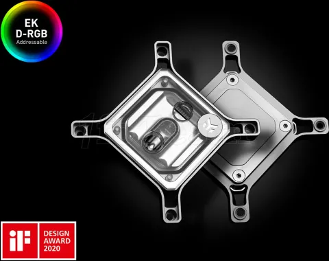 Photo de Waterblock CPU Ekwb EK-Quantum Magnitude Intel 115x DRGB (Argent/Transparent)