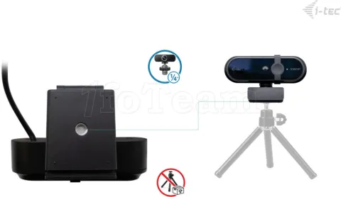 Photo de Webcam I-Tec Solomon 100 Full HD (Noir)