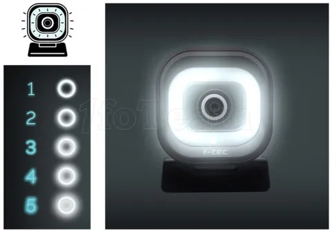 Photo de Webcam I-Tec Solomon 700 4K Ultra HD (Noir)