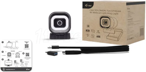 Photo de Webcam I-Tec Solomon 700 4K Ultra HD (Noir)