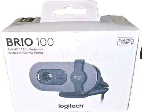 Photo de Webcam Logitech Brio 100 Full HD (Noir)