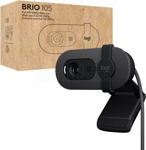 Photo de Webcam Logitech Brio 105 Busines Full HD (Noir)