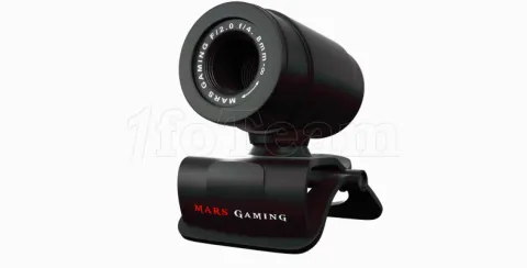 Photo de Webcam Mars Gaming MW1 avec Micro (Noir)