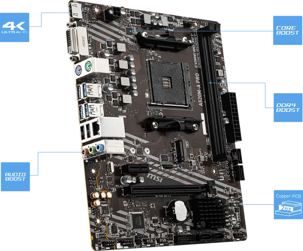 Carte Mère MSI A520M-A Pro