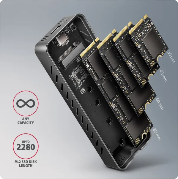 Compatibilité multi-tailles & remplacement de disque facile