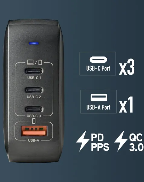 Compatibilité universelle et recharge ultra-rapide font de ce chargeur un incontournable pour vos appareils USB-C et USB-A.