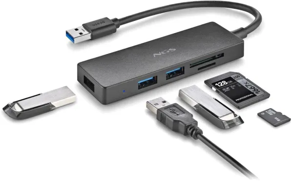 Compatible avec Windows, macOS, Android et Chrome OS, ce hub USB-C multifonction.