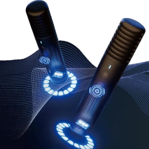 Des microphones sans fil précis et une interface intuitive