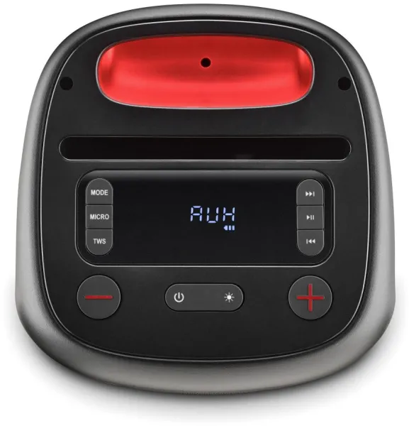Dotée d?une autonomie longue durée et d?une résistance aux éclaboussures, cette enceinte Bluetooth nomade RGB