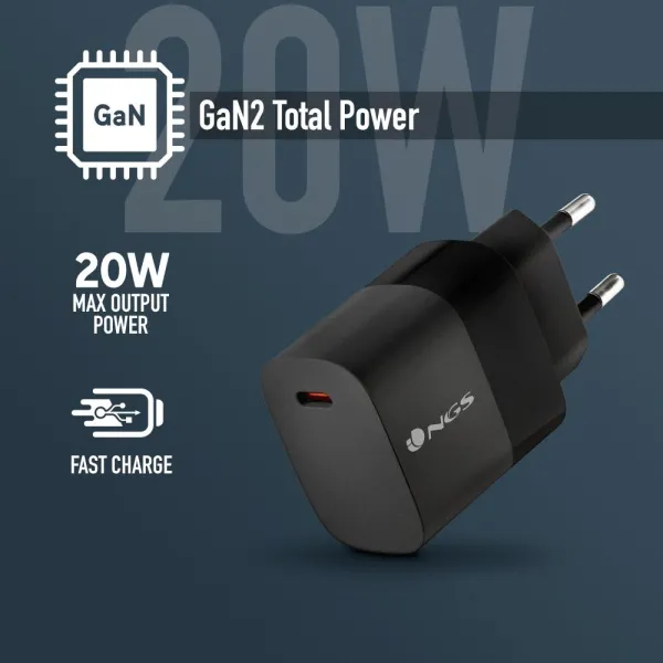 Fiable, sûr et universel, ce chargeur secteur USB-C 20W.