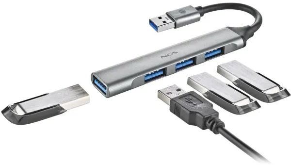 Le Hub USB NGS iHub4 Micro est conçu pour la performance et la portabilité.