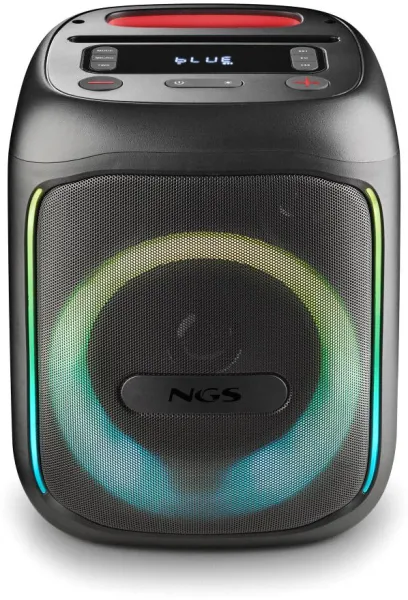 Libérez le son partout où vous allez avec l?enceinte nomade Bluetooth NGS Wild Swag Go RGB (Noir).