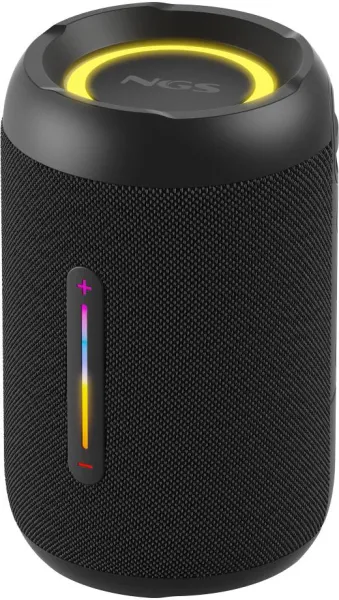 Profitez de votre musique où que vous soyez avec l?enceinte nomade Bluetooth NGS Roller Furia 2 Tiny RGB (Noir).