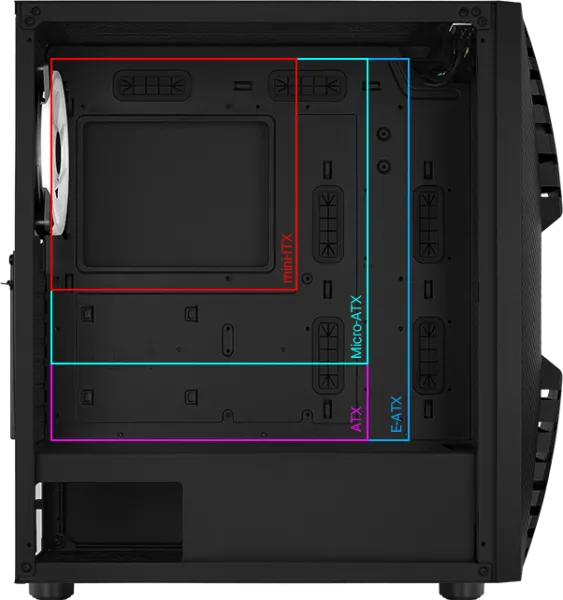 Support des cartes mère E-ATX