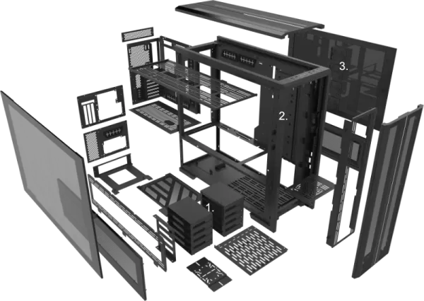 Un boîtier totalement polyvalent